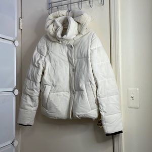 White teddy Calvin Klein Jacket